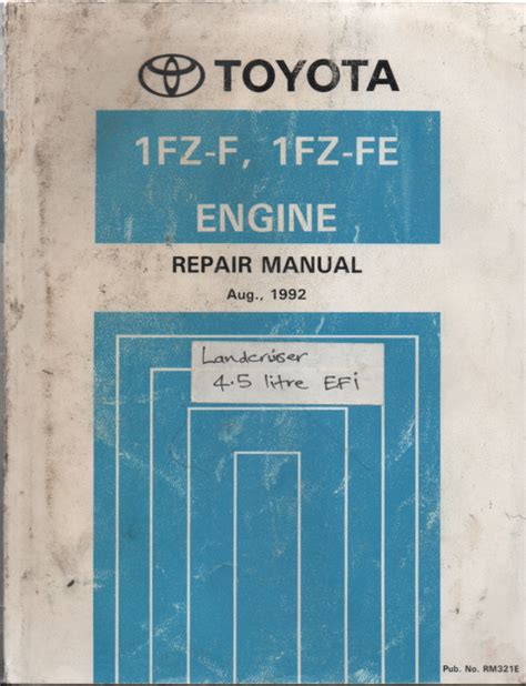 Toyota 1fz fe engine repair manual. - Quietside qsce 121 mini split service manual.